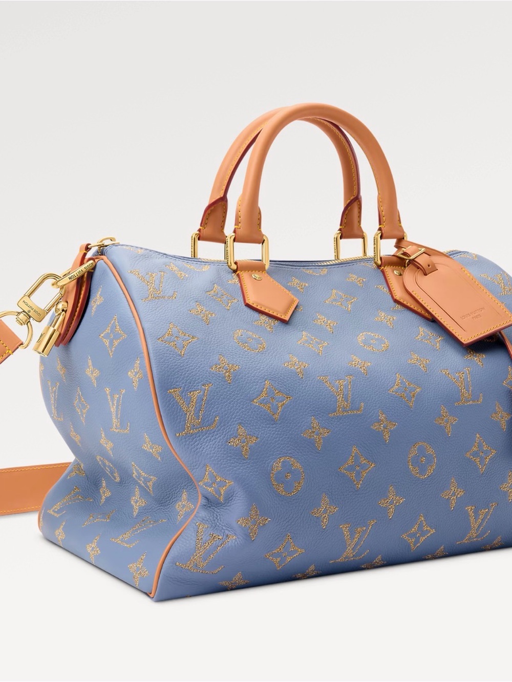 Louis Vuitton Light Blue Monogram Speedy 40 P9 Limited Edition NIB - Picture 3 of 15
